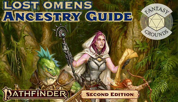 Fantasy Grounds - Pathfinder 2 RPG - Lost Omens: Ancestry Guide Steam capsule image