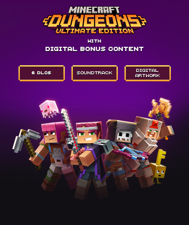 MINECRAFT dungeons ultimate edition- gioco SWITCH