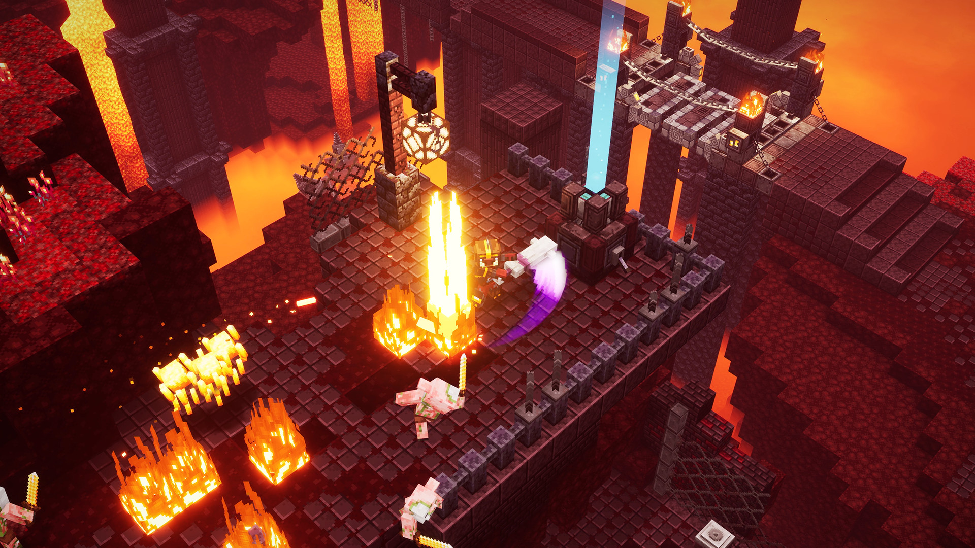 Flames of the Nether Review: Minecraft Dungeons realising its
