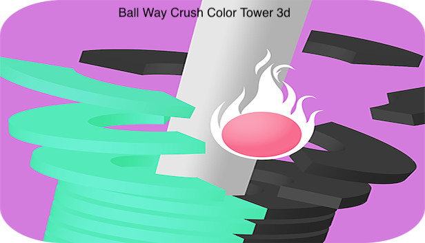 Ball Way Crush Color Tower 3d Steam capsule image