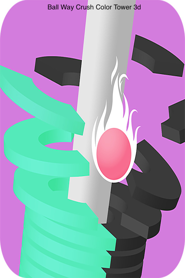 Ball Way Crush Color Tower 3d