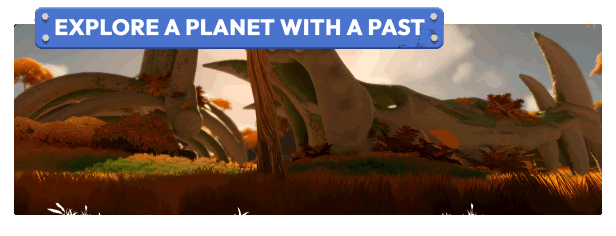 Explore a planet with a past