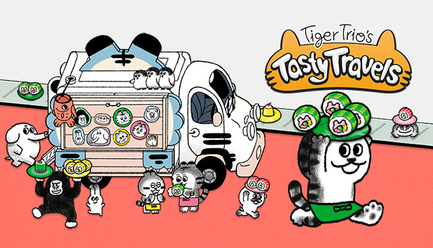 Tiger Trio's Tasty Travels Steam capsule image