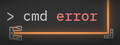 cmd error