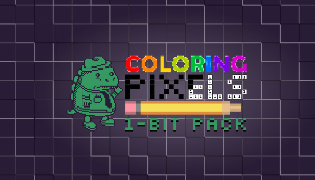Coloring Pixels - 1-Bit Pack Steam capsule image