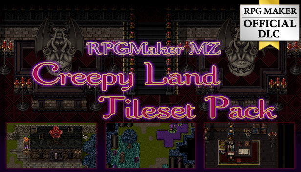 RPG Maker MZ - Creepy Land Tileset Pack Steam capsule image