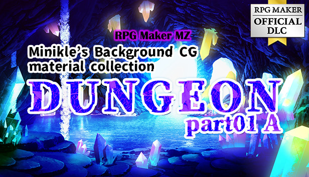 RPG Maker MZ - Minikle's Background CG Material Collection "Dungeon" part01 A Steam capsule image