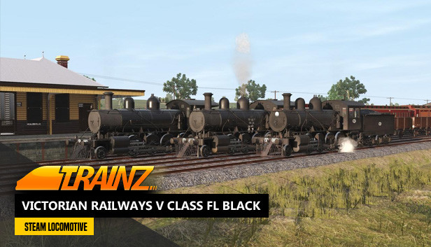 Trainz 2019 DLC - Victorian Railways V class FL Black Steam capsule image