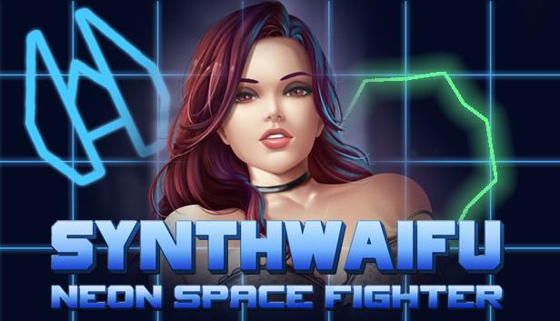 Synthwaifu: Neon Space Fighter Steam capsule image