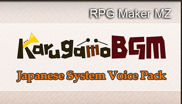 RPG Maker MZ - Karugamo Japanese System Voice Pack Steam capsule image