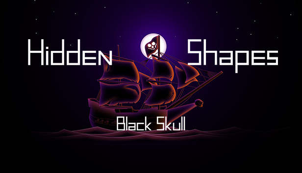 Hidden Shapes Black Skull - Jigsaw Puzzle Game Steam capsule image