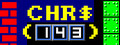 CHR$(143)
