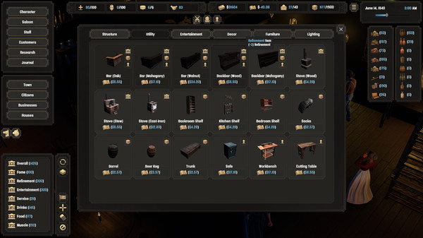 ภาพจากเกม Deadwater Saloon ภาพที่ 7