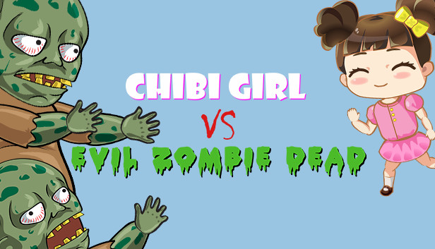 Chibi Girl VS Evil Zombie Dead Steam capsule image