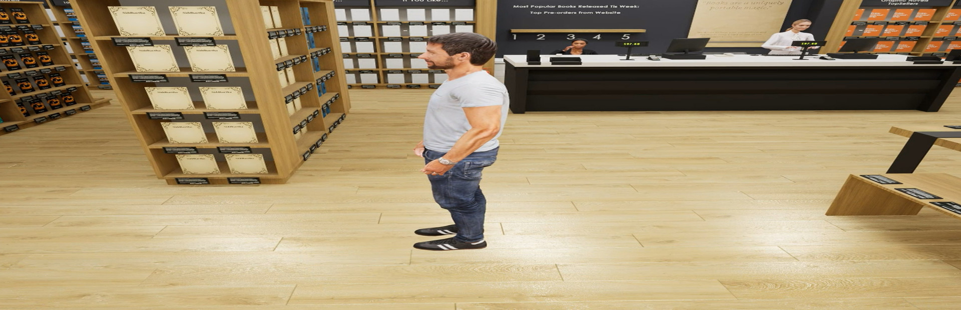 Banner de Bookstore Simulator