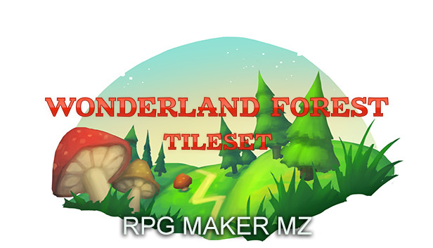 RPG Maker MZ - Wonderland Forest Tileset Steam capsule image