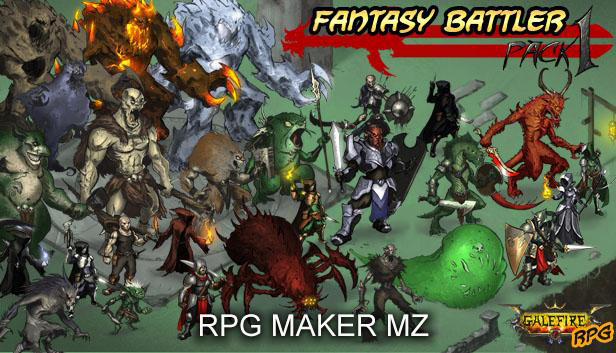 RPG Maker MZ - Fantasy Battler Pack 1 Steam capsule image