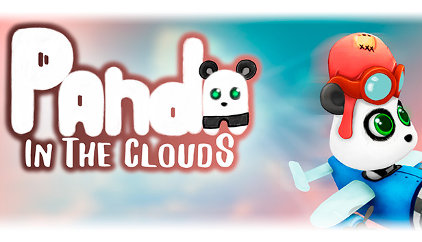 Panda in the clouds Steam capsule image
