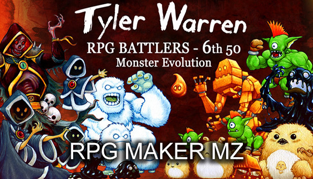 RPG Maker MZ - Tyler Warren RPG Battlers: Monster Evolution Steam capsule image