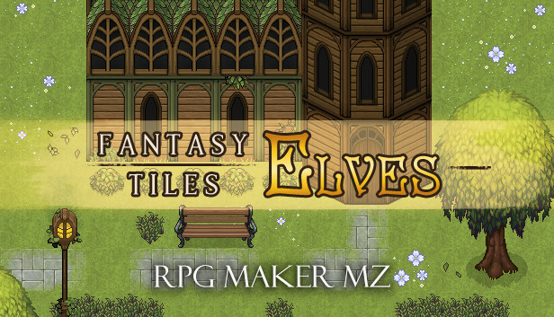 RPG Maker MZ - Fantasy Tiles - Elves Steam capsule image