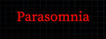 Parasomnia