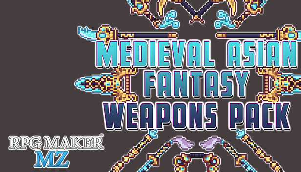 RPG Maker MZ - Medieval Asian Fantasy Weapons Pack Steam capsule image