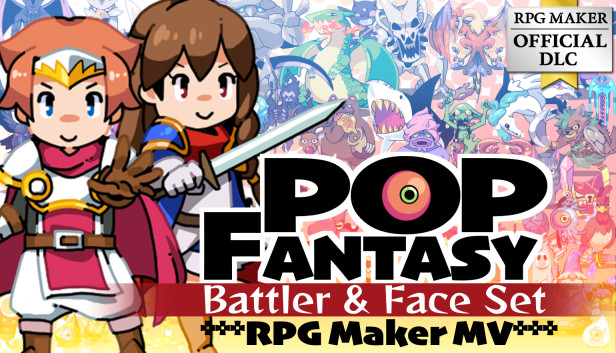RPG Maker MV - Pop Fantasy Battler and Face Set Steam capsule image