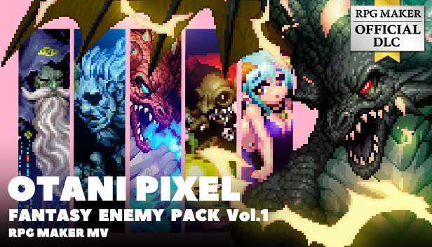 RPG Maker MV - Otani Pixel Fantasy Enemy Pack Vol.1 Steam capsule image