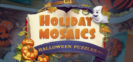 Holiday Mosaics Halloween Puzzles Cover Image
