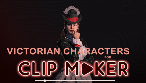 Victorian characters for Clip maker Steam capsule image