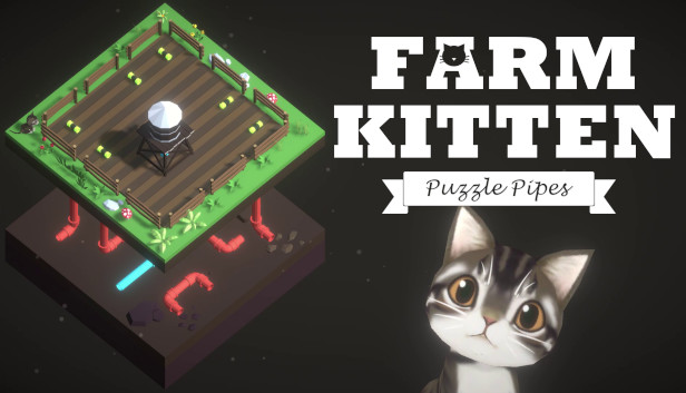 Farm Kitten - Puzzle Pipes Steam capsule image