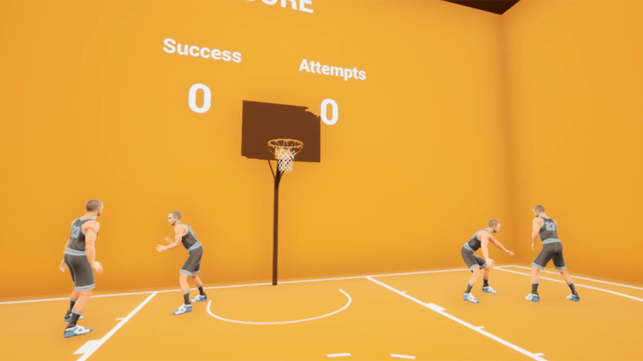 VR basketball shooting practice på Steam
