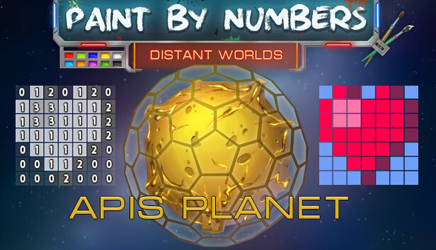 Paint By Numbers - Apis Planet Steam capsule image