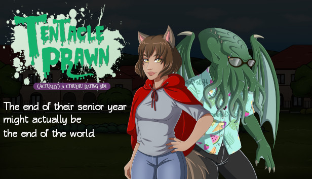 Tentacle Prawn: (Actually) A Cthulhu Dating Sim Steam capsule image