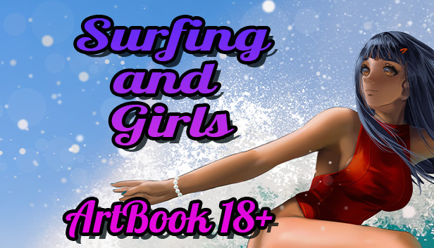 Surfing and Girls - Artbook 18+ Steam capsule image