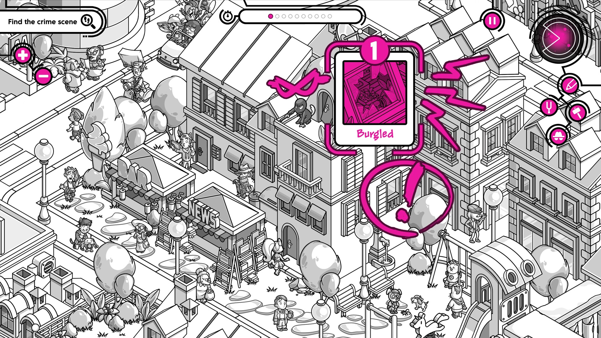 Indie Game Lover Crime O'Clock