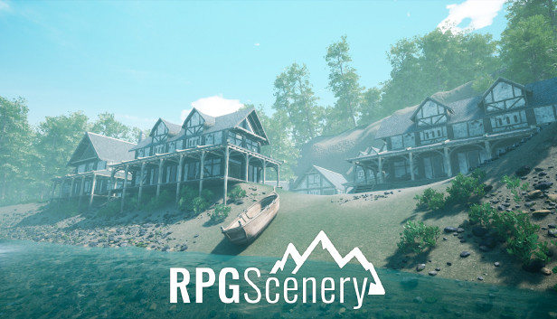 RPGScenery - Fishing Village Scene Steam capsule image