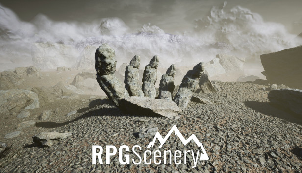 RPGScenery - Stone Desert Scene Steam capsule image