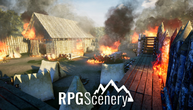 RPGScenery - Log Fort Scene Steam capsule image