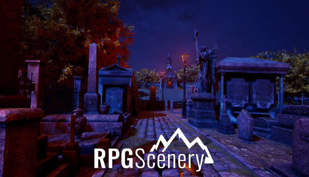 RPGScenery - Cemetery Scene Steam capsule image