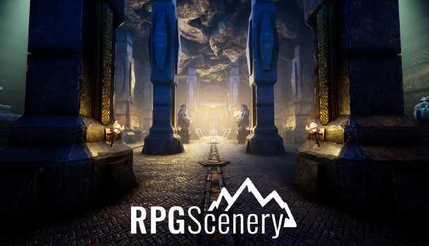 RPGScenery - Dwarven Hall Scene Steam capsule image