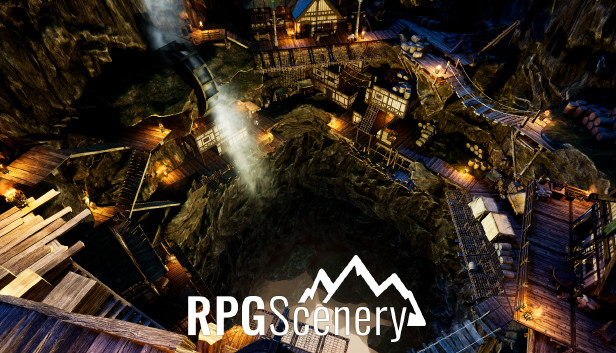RPGScenery - Hole Village Scene Steam capsule image