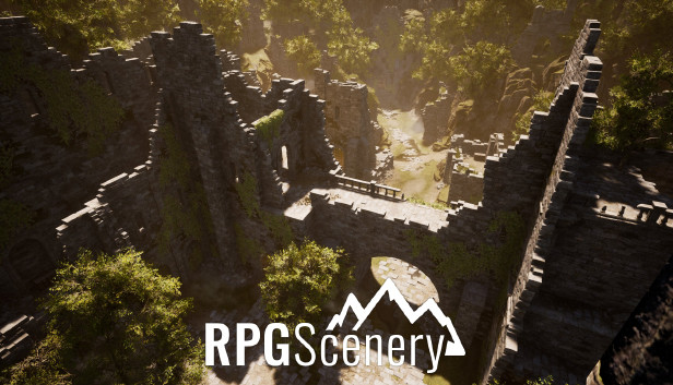 RPGScenery - Castle Ruins Scene Steam capsule image