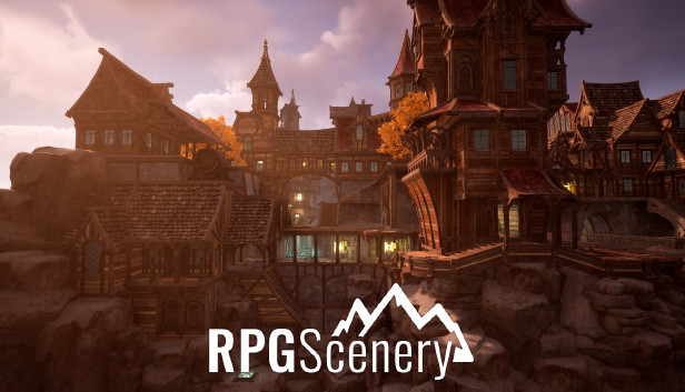 RPGScenery - Small Town Scene Steam capsule image