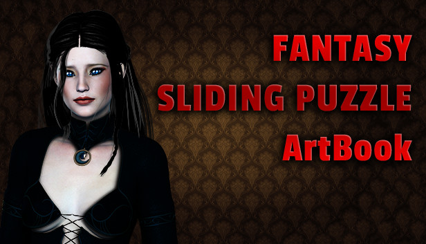 Fantasy Sliding Puzzle - ArtBook Steam capsule image