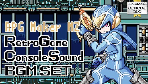 RPG Maker MZ - Retro Game Console Sound BGM Set Steam capsule image