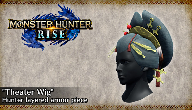 MONSTER HUNTER RISE - "Theater Wig" Hunter layered armor piece Steam capsule image