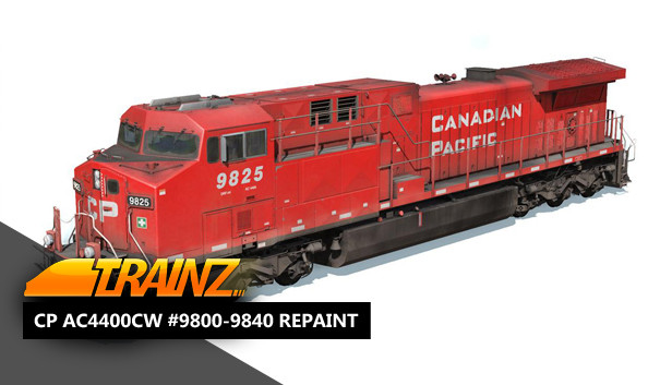 Trainz 2019 DLC - CP AC4400CW #9800-9840 Repaint Steam capsule image