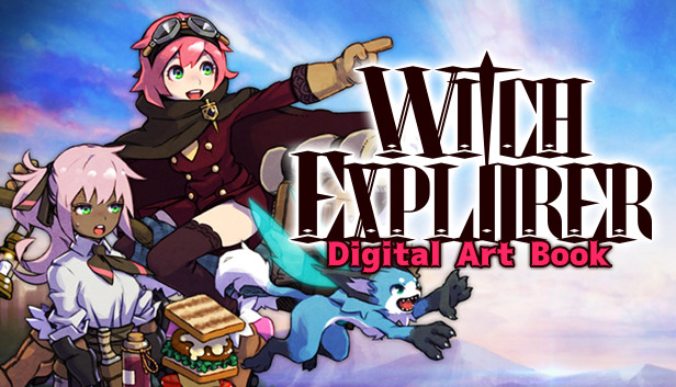 Witch Explorer Digital Art Book Steam capsule image