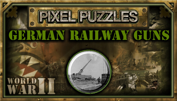 Pixel Puzzles WW2 Jigsaw - Pack: German Railway Guns Steam capsule image